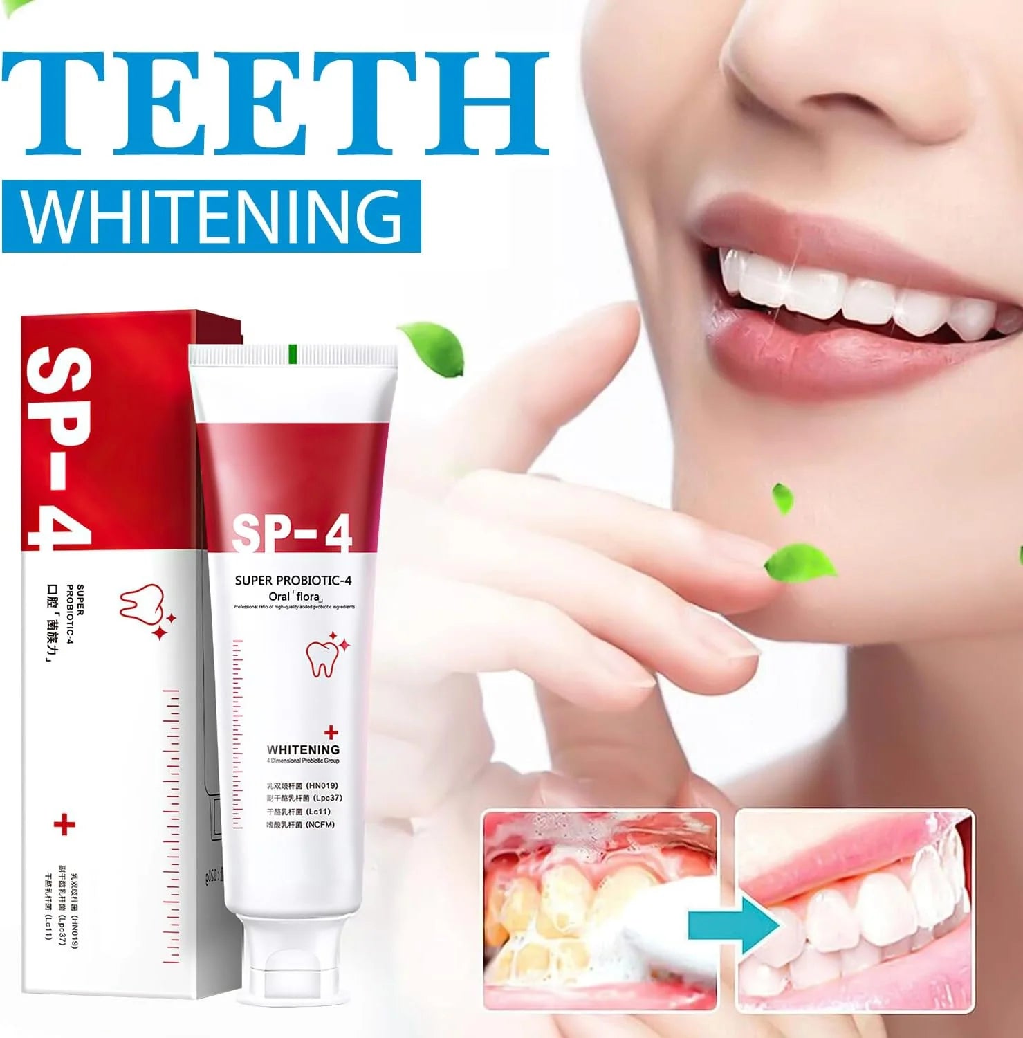 Yayashi SP4 Probiotic Whitening Toothpaste 120g